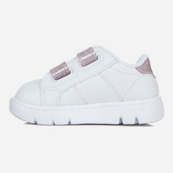 Sapatos De Estilo De Vida Fila Rapaz Branco/Rosa - Fila Court Flex Vc Kd En Portugal,IPWE-21850